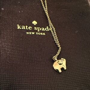 Kate Spade Gold Elephant Charm Necklace